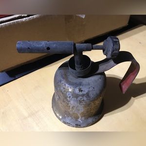Vintage Dunlap Brass Mini 5”Gasoline Blow Torch